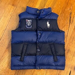Ralph Lauren Kids Navy Down Puffer Vest